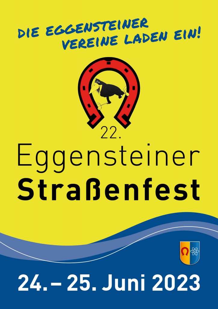 Plakat Straßenfest Eggenstein 2023